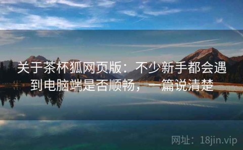 关于茶杯狐网页版：不少新手都会遇到电脑端是否顺畅，一篇说清楚