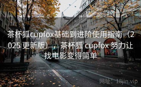 茶杯狐cupfox基础到进阶使用指南（2025 更新版），茶杯狐 cupfox 努力让找电影变得简单
