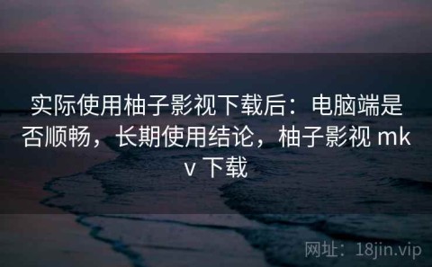 实际使用柚子影视下载后：电脑端是否顺畅，长期使用结论，柚子影视 mkv 下载
