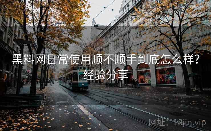 黑料网日常使用顺不顺手到底怎么样？经验分享