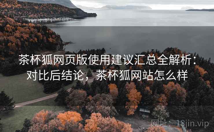 茶杯狐网页版使用建议汇总全解析:对比后结论,茶杯狐网站怎么样 茶杯狐网页版使用建议汇总全解析:对比后结论,茶杯狐网站怎么样